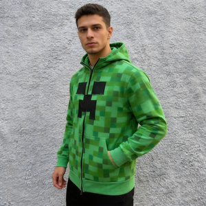 Heavyweight Men's <strong>Hoodies</strong> Manufacturer Custom 100% Cotton Solid Color Boxy Fit Oversized Camouflage Zip up <strong>Hoodie</strong> for Men - Product Image 3