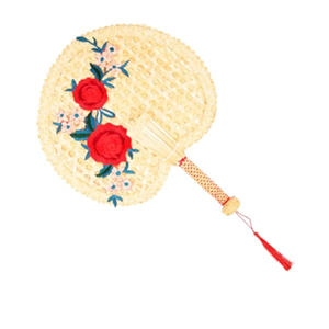 Abanicos de bambú hechos a mano: decoración artesanal única para elevar la estética de su hogar - Product Image 1