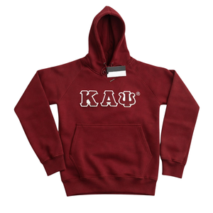 Sudadera con Capucha Premium Kappa Alpha Psi Krimson, Letras Griegas de Chenilla, Sudadera Clásica de la Fraternidad Nupe - Product Image 3