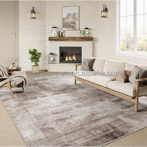 Alfombra Antideslizante de Estilo Moderno y Tamaño Personalizado con Reverso de Felpa de Cristal, Material de Poliéster para la Seguridad de Personas Mayores en el Hogar - Product Image 4