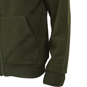 Premium Quality Street Wear Over Size Wholesale <b>Hoodie</b> Fashion Clothing Man Blank Zipper Hoodies - Product Image 4