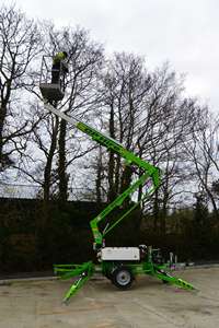 Cherry picker Trailer Montado Boom Lift com 12,2 m Altura de trabalho e lança telescópica para plataformas de trabalho elevadas - Product Image 6