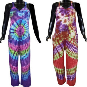 New Fashionable Boho Aladdin Cotton Jumpsuit | Button-Down Design | Lightweight & Comfortable for Daily or Summer <b>Outfits</b> - Product Image 1