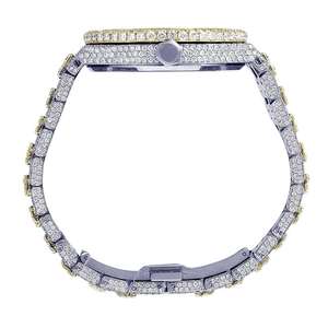 Reloj Mecánico Automático de Lujo de Acero Inoxidable con Piedras de Moissanita Diseñado para una Artesanía Premium y Elegancia a la Moda - Product Image 5