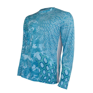 Chemise de pêche écologique imperméable coupe-vent en polyester recyclé anti-UV respirante à séchage rapide OEM en gros personnalisable - Product Image 3