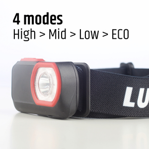 Lampes frontales LED miniatures portables certifiées CE IPX4 50LM, lumière rouge, rechargeables, lampe frontale de randonnée - Product Image 2