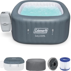 SALES OF Miami AirJet – Portable 4-Person <b>Inflatable</b> Hot Tub with Soothing AirJet Massage System - Product Image 1