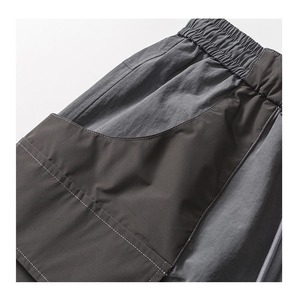 Pantalones cortos informales de cintura media, transpirables, antiarrugas, impermeables, elásticos, con cierre de cintura, tejido Cargo, pantalones cortos con logotipo personalizado para hombres - Product Image 5