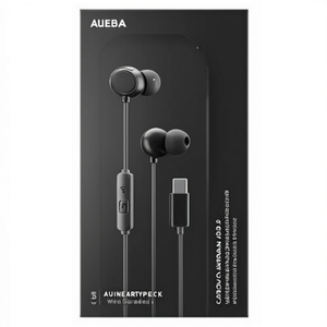 USB Type-C Gaming Earphones with Noise Cancelling Black Wired <b>Microphone</b> Headset by AUINEARTYPECK - Product Image 3