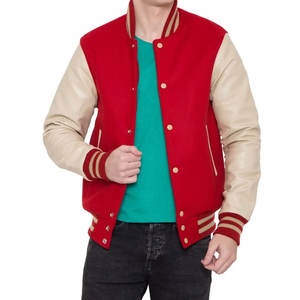 Veste universitaire de haute qualité, best-seller, fabricants de vêtements imperméables, vente en gros personnalisée, streetwear, veste de baseball - Product Image 1