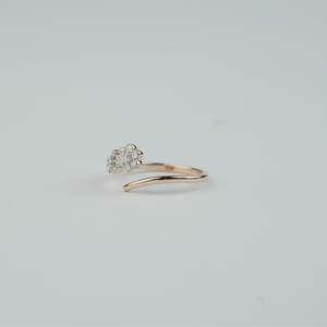 Elegante anillo de diamante cultivado en laboratorio corte redondo VS1 IGI SGL certificado Oro rosa oro plata compromiso boda joyería proveedor - Product Image 5