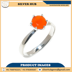 Anillo de Plata de Ley 925 con gemas de citrino, joyería hecha a mano, al mejor precio - Product Image 4