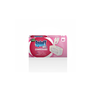 Bloc WC liquide Spluff 2x40g, blanchissant, hygiénique, pour une puissante action nettoyante et élimination des odeurs à chaque chasse d'eau, fabriqué en Italie