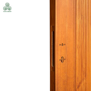 Gl Merc Porte Panneau en bois Art Porte en bois massif sculpté Arabie Saoudite Portes en bois Prix - Product Image 5