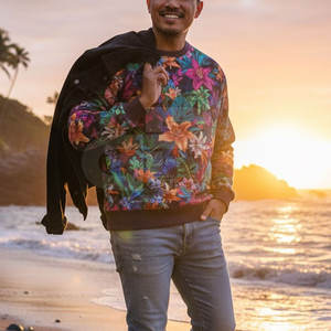 Sweat-shirt lourd pour homme, en molleton de coton premium, doux, chaud, pull-over, gym, fitness, décontracté - Product Image 3