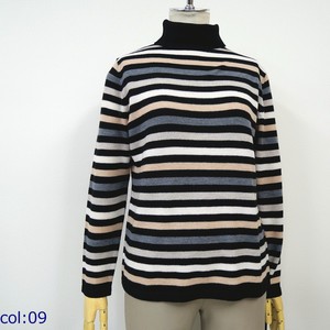 Pull d'hiver élégant et tendance à col roulé importé en vrac pour femmes, manches longues, design OEM décontracté - Product Image 4