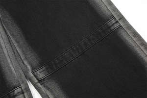 Kivotech กางเกงยีนส์สำหรับผู้ชาย, กางเกงลำลองทรงหลวมผ้าซักผ้าฝ้าย - Product Image 4