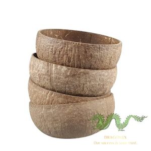 ชุดชามและช้อนกะลามะพร้าวแบบยั่งยืนอุปกรณ์เสริมสำหรับการขัดครีมเป็นมิตรกับสิ่งแวดล้อมธรรมชาติทำด้วยมือ - Product Image 1