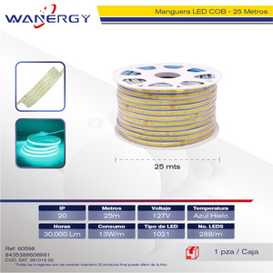 Striscia di luce LED COB ad alta tensione 1021 288D/M No-Wire Union 67934 illuminazione a LED MANGUERA per esterni