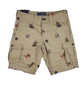 Vente en gros OEM ODM Short pour homme avec logo personnalisé Pantalon court en coton cargo pour homme avec 4 poches et 2 poches au dos - Product Image 3