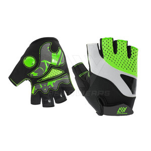 Gants de cyclisme personnalisables, nouveau style, haute qualité, cuir/polyester/spandex, faible MOQ, vêtements de sport - Product Image 1