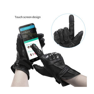 Gants de moto universels 2025 les plus vendus, fabriqués au Pakistan, meilleur prix, gants de course en peau de mouton, imperméables et respirants pour le cyclisme - Product Image 6