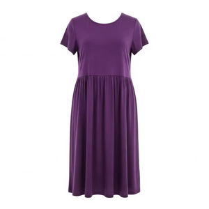 Robe décontractée écologique grande taille pour adolescentes, en coton biologique, douce, respirante, coupe ample, pour le quotidien, l'école, les voyages, les fêtes, vêtements pour adolescentes - Product Image 5