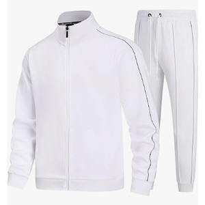Survêtement de sport à fermeture éclair du meilleur style de survêtement pour hommes avec logo personnalisé vente en gros - Product Image 5