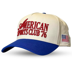 หมวกกอล์ฟผ้าฝ้ายพรีเมี่ยมหมวกแก๊ปสำหรับผู้ชายหมวกเบสบอลปักโลโก้แบบปรับแต่งได้5แผง - Product Image 3