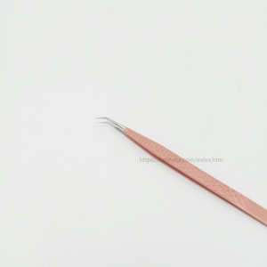 Color Rosa punta plateada personalizar extensión de pestañas juego de pestañas Volumen de pestañas diamante para pestañas pinzas de etiqueta privada - Product Image 5