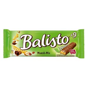 Balisto Cereal Mix Chocolate Covered Cereal Snack Pastey Form 8 x 18.5g - Product Image 4