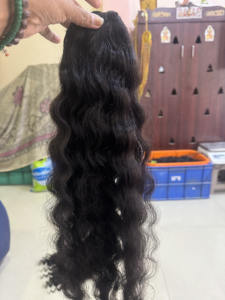 ผมมนุษย์ไม่ผ่านการทำผมธรรมชาติผมตรงมัดแบบธรรมชาติ - Product Image 4