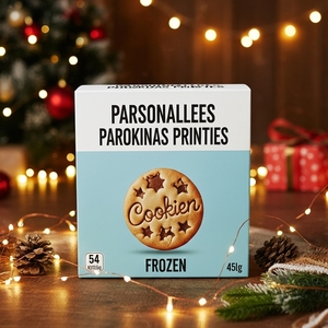 Caja Rígida Reciclable de Grado Alimenticio para Refrigerios y Galletas Congeladas, con Recubrimiento UV, Laminación Mate y Relieve para Logotipo Personalizado, Uso en Comida para Llevar y Venta al por Menor - Product Image 6