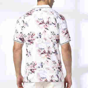 Uniforme de travail personnalisé de haute qualité, poche unie, coton polyester, sport, homme, pour chemise avec logo brodé - Product Image 4