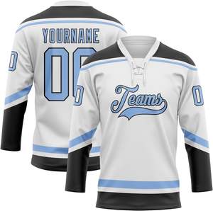 Nuevo diseño OEM Custom Professional Ice Hockey Jersey para hombres Custom Made Ice Hokey Jersey para hombres Deportes - Product Image 4
