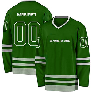 Popular Durable Jersey Hockey Secado rápido Hockey sobre hielo Jersey Camisa Sublimación completa Vintage Hockey sobre hielo Jersey con logotipo bordado - Product Image 1