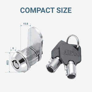Hardware de aleación de zinc de alta calidad al por mayor, armario metálico, caja de herramientas para motocicleta, cerradura de leva - Product Image 3