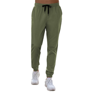 Pantalons de jogging pour hommes de haute qualité respirants en gros, coupe slim, chevilles ajustées, pour streetwear, voyage et confort actif - Product Image 3