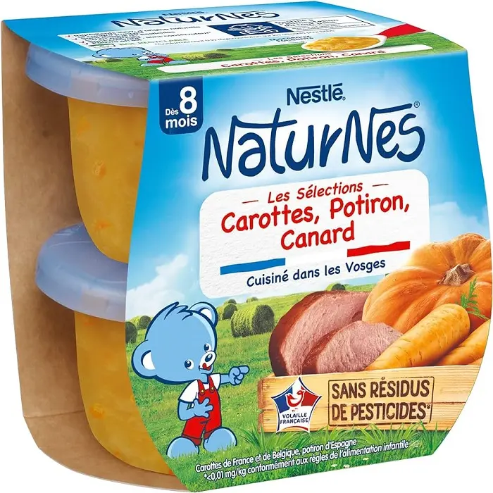 Achetez Nestle NaturNes Bio Pots de Fruits Pomme Banane 190g