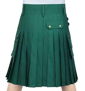 Fabricante de Buena Calidad, Servicio OEM ODM, Kilt Utilitario Moderno Negro para Hombre con Logotipo y Tela Personalizados, Entrega Rápida - Product Image 5