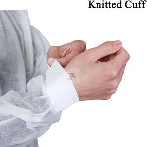 Bata de laboratorio médica no tejida al por mayor uniformes médicos bata unisex - Product Image 4