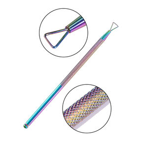 Herramienta profesional para el cuidado de las uñas de acero inoxidable, removedor de cutículas, cuchilla precisa, recortador de cutículas, empujadores de cutículas de acero inoxidable - Product Image 4