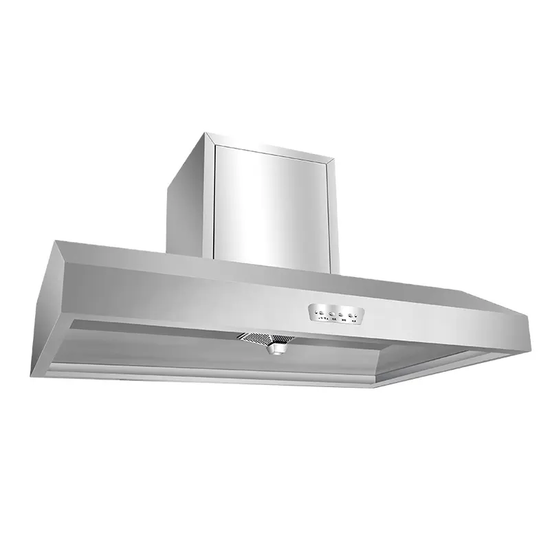 modern novel design stainless steel or standard price cooker hood kitchen wholesale custom low price control range hood