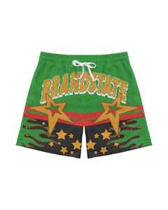 กางเกงขาสั้นตาข่ายบาสเก็ตบอลพิมพ์ซับลิเมชันเต็มที่สำหรับเล่นยิมเล่นกีฬาบาสเก็ตบอล - Product Image 5