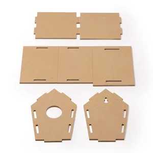 Casetta per Uccelli Personalizzata in MDF Lia, Prodotto Promozionale per Animali Domestici con Accessori Personalizzati - Product Image 2