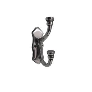 Set Of Three Wall Hook Dual Wall Hook Home Hotel Bathroom Restaurants Use Brass Plated Designer Bathroom Brass Antique Plated - Product Image 3