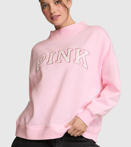 เสื้อฮู้ดดี้โอเวอร์ไซส์ผ้าฟลีซเนื้อนุ่มปักลาย  คอเต่า  ผ้าฝ้ายหนานุ่ม ระบายอากาศได้ดี สำหรับผู้หญิง  ใส่ได้ในฤดูหนาว - Product Image 2