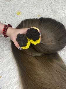 ผมต่อแบบธรรมชาติขายส่ง มีสินค้าจำนวนมาก คุณภาพสูง ผมเวอร์จินแท้ 100% ผมเวียดนามแบบดิบ เนื้อผมนุ่มสลวยตรงเป็นลอน - Product Image 3