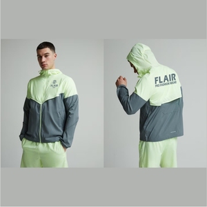 Chaqueta Cortavientos Impermeable y Transpirable con Capucha Plegable para Hombre, con Cremallera, para Correr y Lluvia - Product Image 2