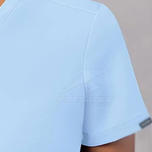 Nouvelle conception, uniforme médical personnalisé pour femmes, 2025, best-seller, coton, séchage rapide, respirant, usage hospitalier - Product Image 4